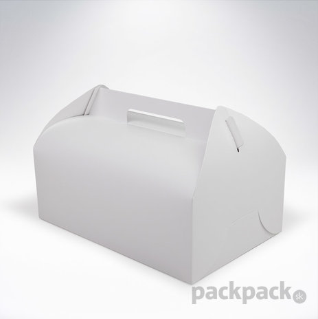 Krabička na zákusky 270x180x100 biela - krabica-na-kolace-270x180x100-biela
