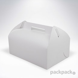 Krabička na zákusky 270x180x100 biela